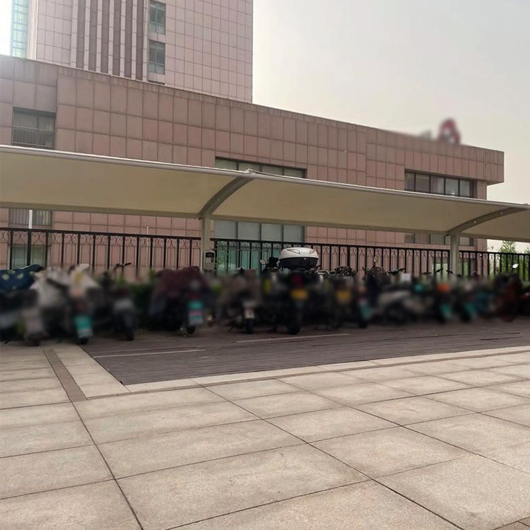 浪卡子县膜结构电动车棚