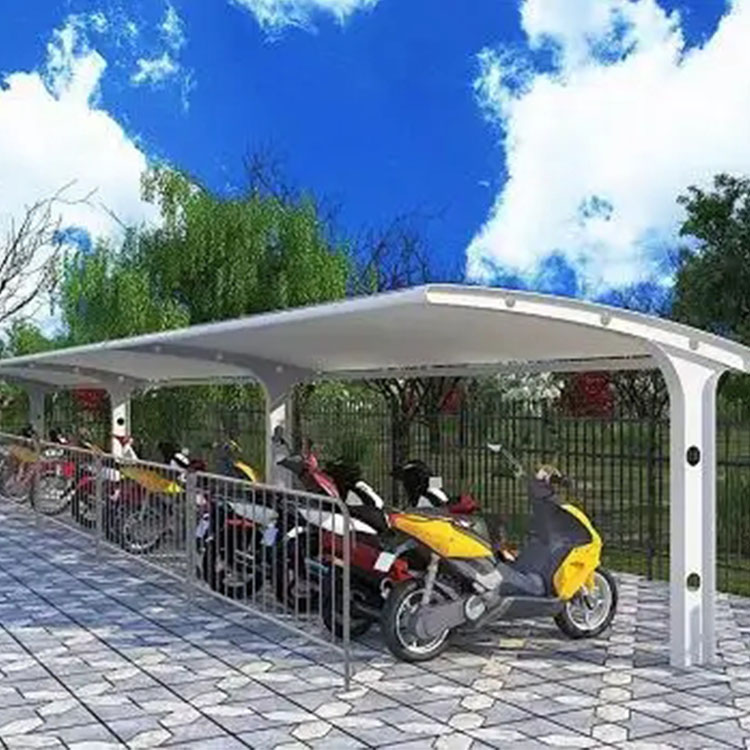 浪卡子县膜结构电动车棚